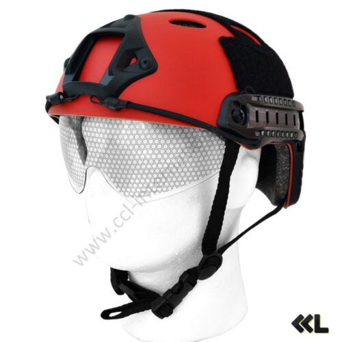 FAST Pararescue Helmet CS Head Gear Protector PJ Visor